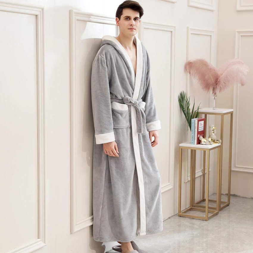 mens silk robe sale